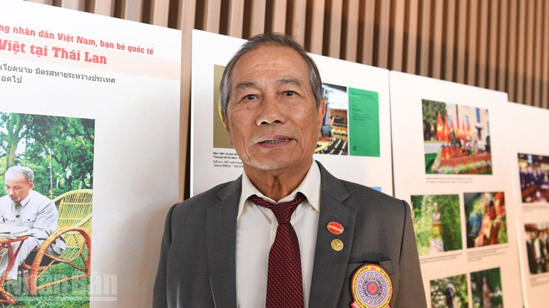 Ông Nguyễn Văn Xuyên, Trưởng Ban quản lý Khu tưởng niệm Chủ tịch Hồ Chí Minh tỉnh Nakhon Phanom. ndo_bl_anh-ong-nguyen-van-xuyen-2.jpg