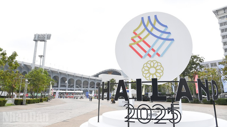 Rajamangala Stadium is fully equipped with modern facilities, meeting international standards, and hosts major sporting events in the region and in Thailand, including football finals. It was also the venue for the 2024 ASEAN Cup Championship match, which ended 2-1 in favor of Vietnam against host Thailand. (Photo: Xuan Son) ndo_bl_anh-7.jpg