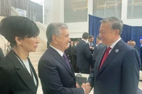 Tổng Bí thư Tô Lâm gặp lãnh đạo các nước nhân dịp tham dự cuộc họp khai mạc Hội đồng hòa bình về Gaza. Ảnh: TTXVN