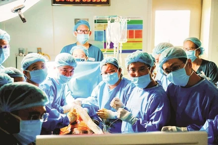 Ca can thiệp tại phòng phẫu thuật đặc biệt của Bệnh viện Từ Dũ.