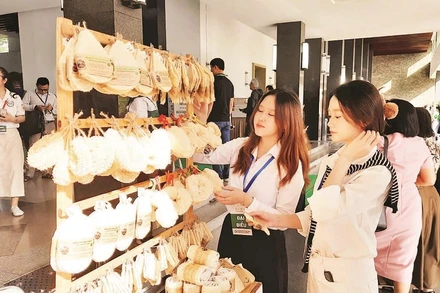 Các doanh nghiệp trưng bày sản phẩm xanh tại Diễn đàn Chuyển đổi xanh Thành phố Hồ Chí Minh và Ngày hội tái chế năm 2025.