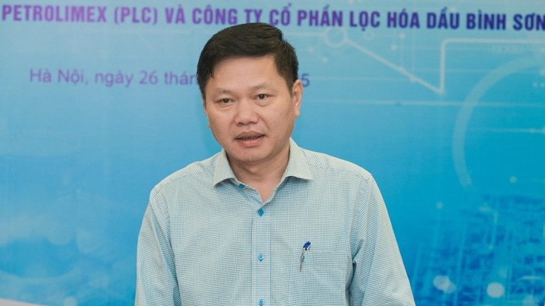 Ông Đỗ Hữu Tạo, Chủ tịch Hội đồng quản trị PLC phát biểu tại lễ ký kết. anh-2-bai-1-7656.jpg