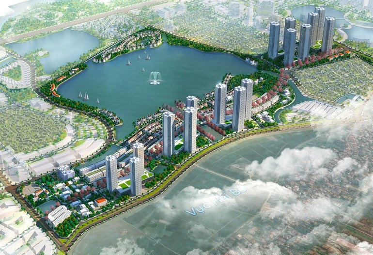 Phối cảnh dự án Thành phố thông minh Bắc Hà Nội. Ảnh: CĐT smart-city.jpg