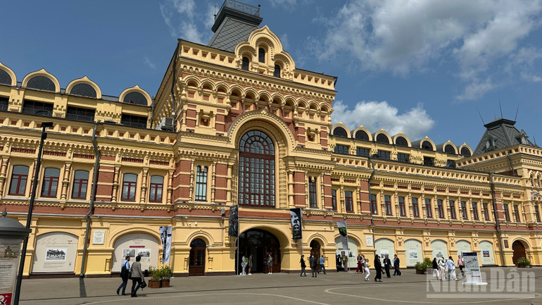 Diễn đàn diễn ra tại thành phố Nizhny Novgorod. (Ảnh: THÙY VÂN) ndo_br_img-5993.jpg