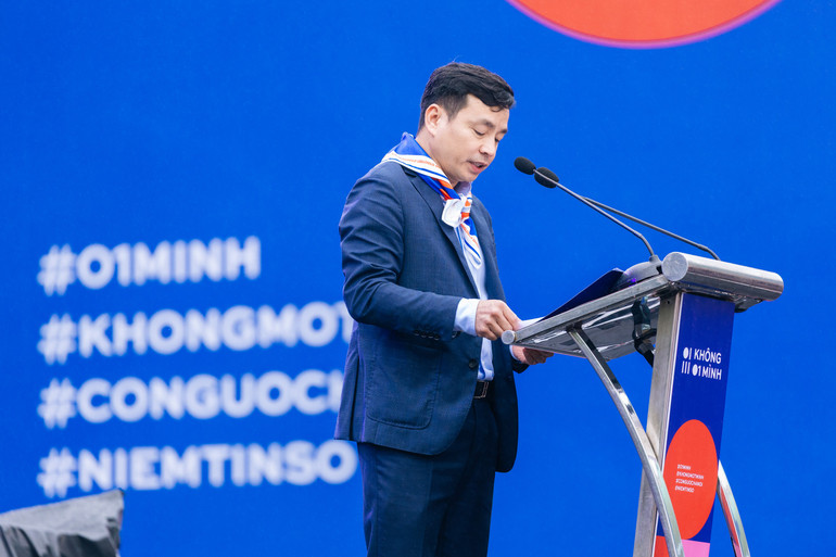 Thiếu tướng Lê Xuân Minh, Cục trưởng A05 (Bộ Côgn an) phát biểu. do1-1324.jpg