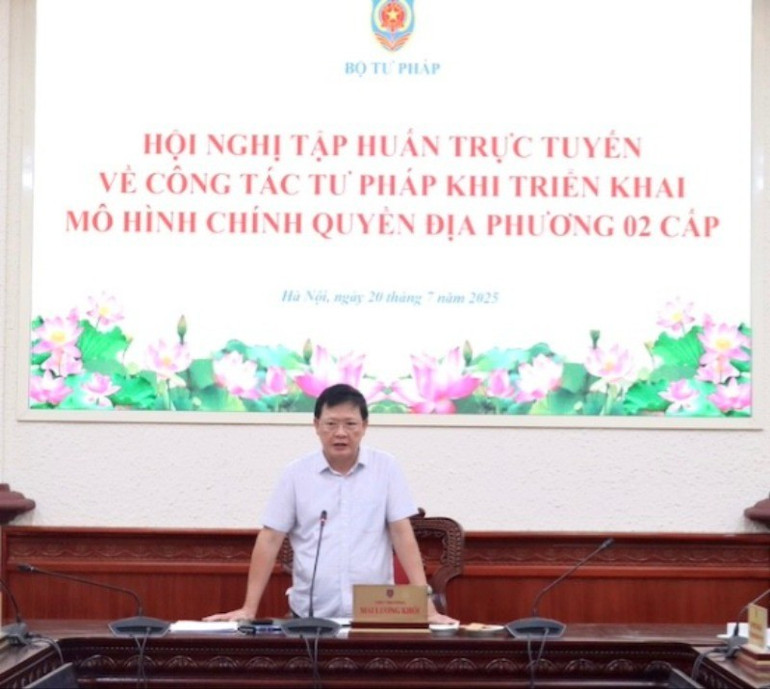 Thứ trưởng Tư pháp Mai Lương Khôi phát biểu. khoi-3039.jpg