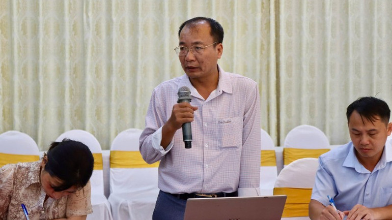 Đại biểu phát biểu tại tọa đàm. daibieu-581.jpg