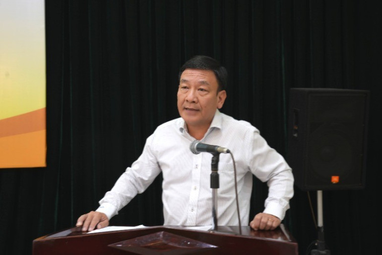 Phó Bí thư Tỉnh ủy Lâm Đồng Bùi Thắng phát biểu tại Hội thảo. chieu-117-1478.jpg
