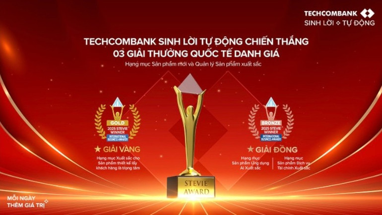 Techcombank Sinh lời tự động giành 3 giải thưởng của Stevie Awards bao gồm 1 giải Vàng và 2 giải Đồng. img-0501-4551.jpg