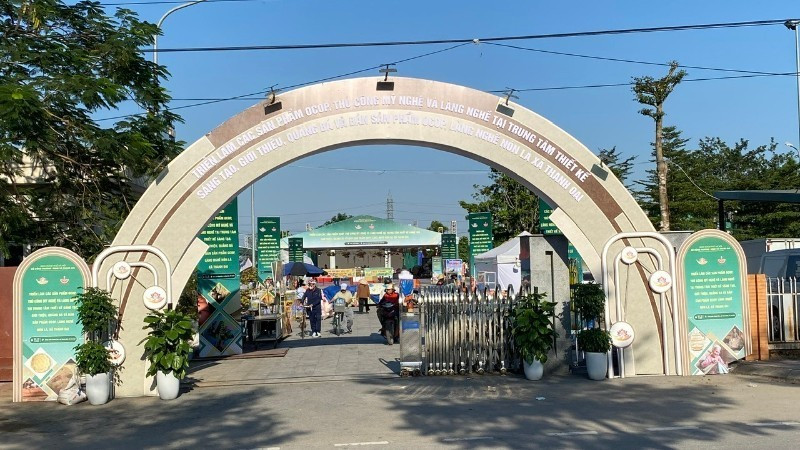 Triển lãm sản phẩm OCOP, làng nghề phục vụ du lịch tại xã Thanh Oai, thành phố Hà Nội.