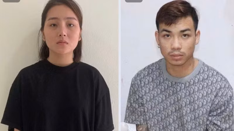 Hai đối tượng Bàn Thị Tâm và Nguyễn Minh Hiệp.