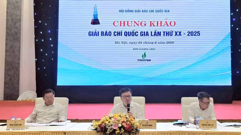 Chủ tọa Hội đồng Chung khảo Giải Báo chí Quốc gia lần thứ XX- năm 2025.