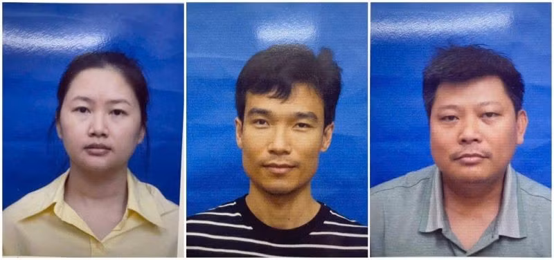 Các đối tượng từ trái qua: Thảo, Chiến, Nhân.