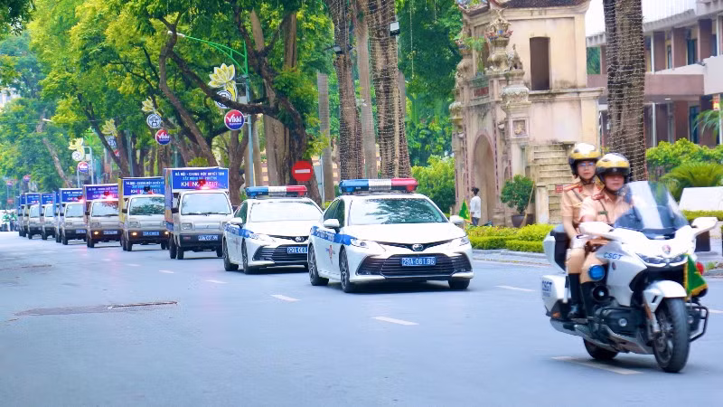 Lực lượng Công an Hà Nội ra quân Tháng hành động phòng, chống ma túy năm 2026.