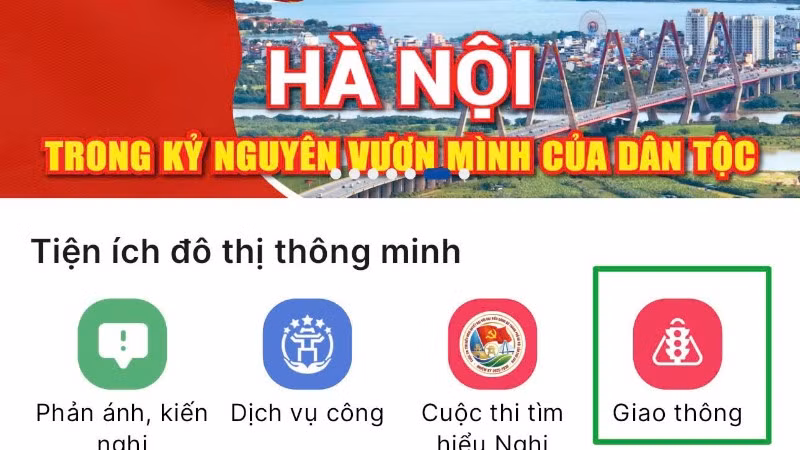 Ứng dụng Công dân Thủ đô số-iHanoi.