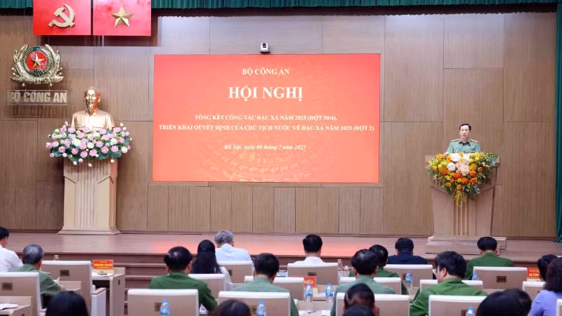 Hội nghị triển khai công tác đặc xá năm 2025 đợt 2.