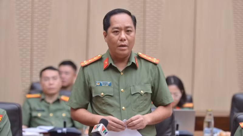 Đại tá Phạm Mạnh Hùng, Phó Cục trưởng Cục An ninh kinh tế Bộ Công an, thông tin về vụ án.