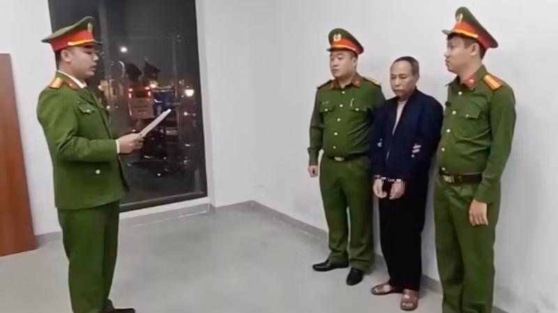 Lệnh bắt tạm giam đối với ông Dương Văn Lương. (Ảnh: VTV)