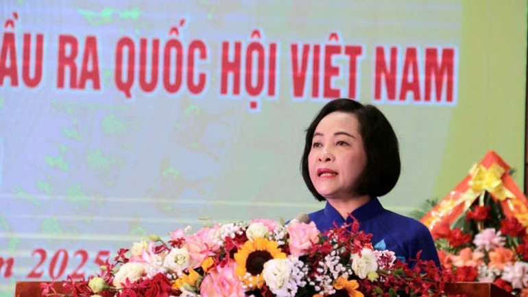 Phó Chủ tịch Quốc hội Nguyễn Thị Thanh phát biểu tại buổi lễ. qh-10.jpg