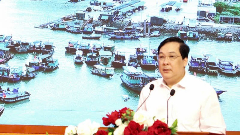 Ông Nguyễn Thái Bình, Phó Tổng Biên tập Báo Pháp luật Thành phố Hồ Chí Minh phát biểu tại buổi lễ. anh-bao-3.jpg