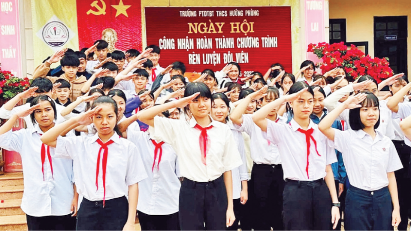 Học sinh ở xã miền núi Hướng Phùng sẽ sớm có Trường nội trú tiểu học và trung học cơ sở để học tập