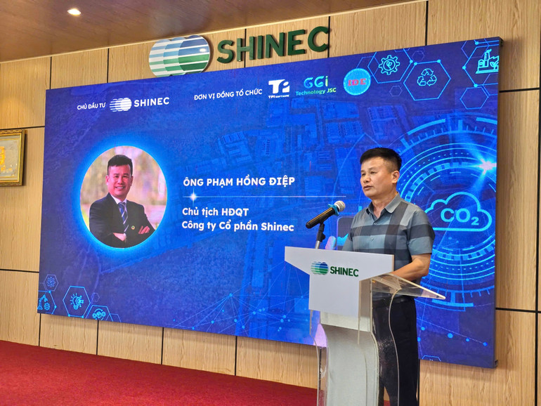 Ông Phạm Hồng Điệp, Chủ tịch Hội đồng quản trị Công ty Cổ phần Shinec. img-7163.jpg