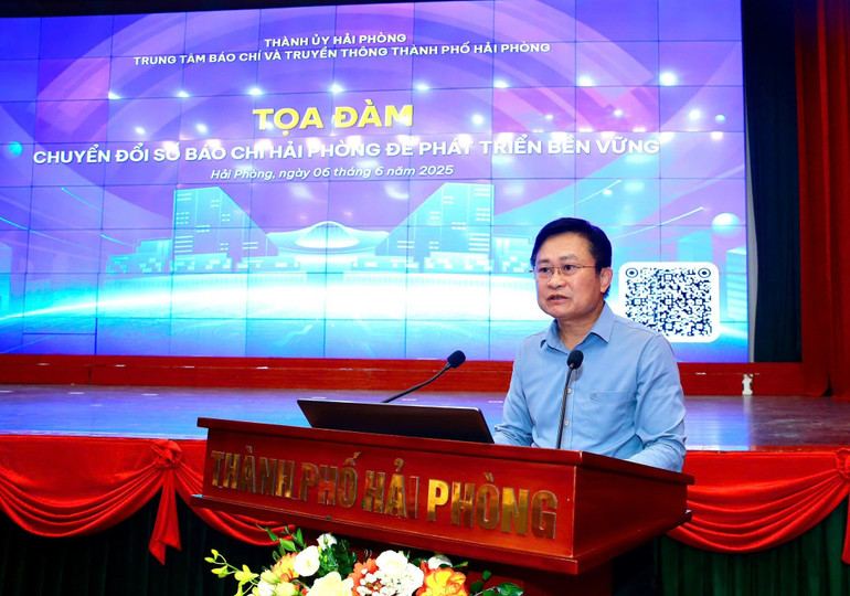 Ông Phạm Văn Tuấn, Giám đốc Trung tâm Báo chí và Truyền thông thành phố Hải Phòng. 504083176-1292549566206319-3516829266312125019-n.jpg