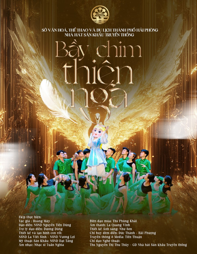 Vở diễn sẽ chính thức công diễn tại sân khấu Nhà hát Thành phố Hải Phòng từ ngày 12-31/8/2025. baythiennga-poster2.jpg