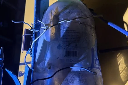 Vị trí thiết bị nghi bị rò rỉ điện dẫn đến vụ tai nạn đáng tiếc. 