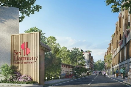 Phối cảnh hoàn thiện của khu dân cư Sei Harmony.