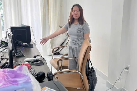 Hiện trường phẫu thuật trái phép của Cơ sở Ho.pital SW (Ảnh: Công an cung cấp).