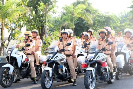 Cảnh sát giao thông Thành phố Hồ Chí Minh. 