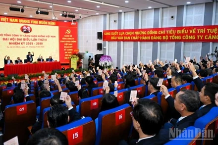 Đại hội Đảng bộ ACV lần thứ III, nhiệm kỳ 2025-2030 có sự tham dự của 219 đảng viên ưu tú.