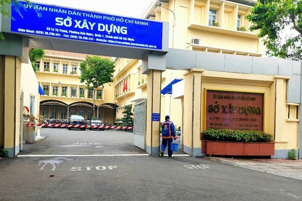 Trụ sở chính hiện nay của Sở Xây dựng Thành phố Hồ Chí Minh khi chưa sáp nhập. (Ảnh: MINH QUÂN)