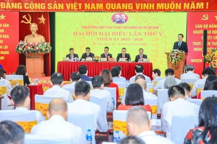 Quang cảnh Đại hội Đại biểu lần thứ V, nhiệm kỳ 2025-2030 của Đảng bộ Tổng Công ty Đầu tư phát triển đường cao tốc Việt Nam (VEC).