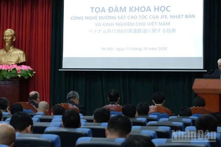 Tọa đàm khoa học về công nghệ đường sắt cao tốc Shinkansen Nhật Bản và những kinh nghiệm đối với doanh nghiệp cơ khí-xây dựng Việt Nam.