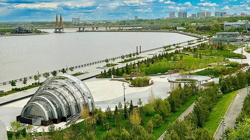 Một góc thành phố Kazan mơ mộng.