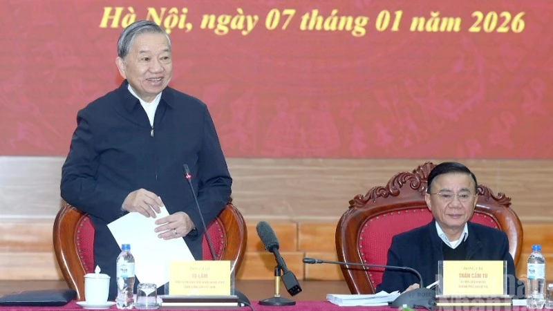 Tổng Bí thư Tô Lâm. (Ảnh: ĐĂNG KHOA)