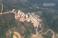 Khu vực tái định cư hỗ trợ di chuyển dân thuộc dự án bố trí, sắp xếp dân cư vùng thiên tai bản Pá Hậu.