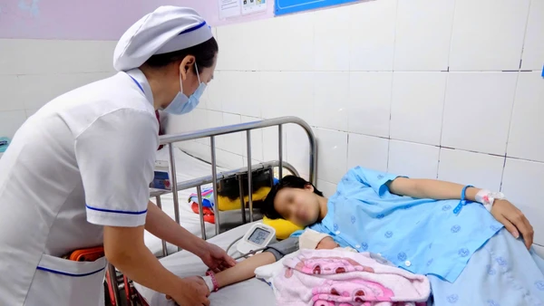 Sức khỏe của sản phụ M. và em bé đã ổn định. (Ảnh: Bệnh viện cung cấp)