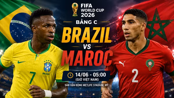 Tâm điểm của ngày thi đấu là trận Brazil đối đầu với Maroc. 