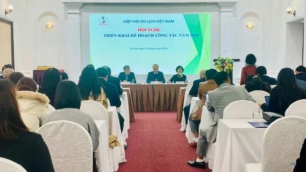 Hiệp hội Du lịch Việt Nam tổ chức Hội nghị triển khai kế hoạch công tác năm 2026. 