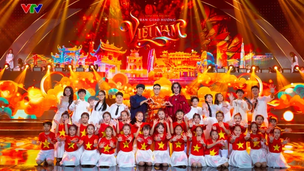 Chương trình là bản giao hưởng của niềm tin và khát vọng Việt Nam. (Ảnh: VTV)