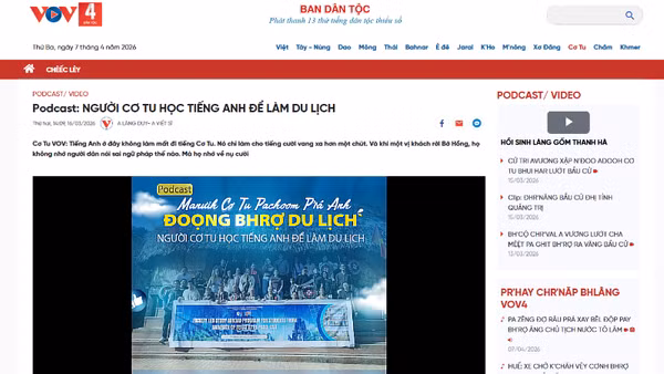 Podcast lần đầu tiên trở thành một hạng mục dự thi chính thức của Liên hoan Phát thanh. (Ảnh: VOV)