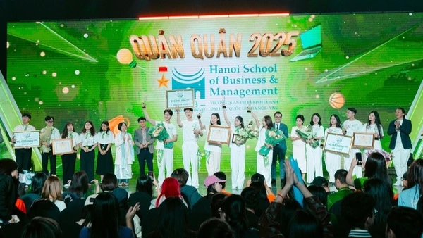 Đội HSB giành Quán quân chương trình truyền hình thực tế “Sinh viên thế hệ mới 2025”. (Ảnh: VTV)