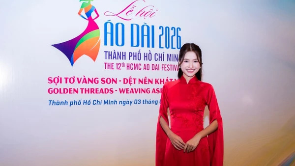Hoa hậu Nguyễn Thanh Hà đảm nhận vai trò đại sứ Lễ hội Áo dài Thành phố Hồ Chí Minh. (Ảnh: NVCC)