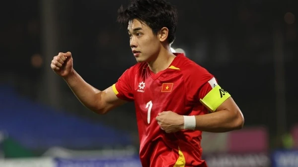 Nguyễn Đình Bắc thi đấu ấn tượng tại Vòng chung kết U23 châu Á 2026. (Ảnh: VFF)