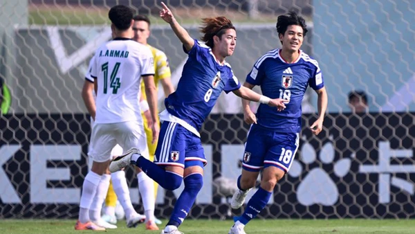 U23 Nhật Bản có chiến thắng đậm đà trước U23 Syria. (Ảnh: AFC)