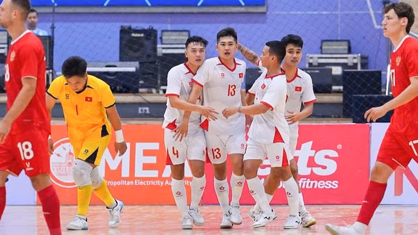 Đội tuyển futsal Việt Nam thi đấu ấn tượng trước đối thủ mạnh. (Ảnh: VFF)
