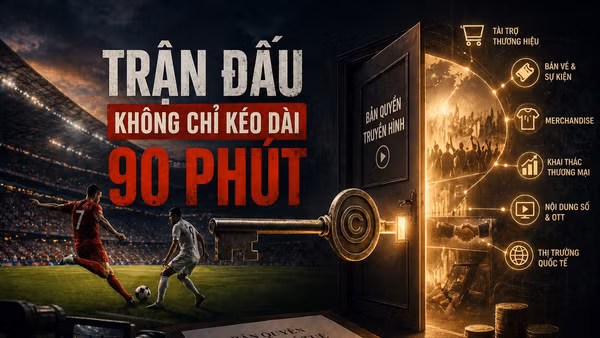 Bản quyền trong lĩnh vực thể thao: Bài 2 - Trận đấu không chỉ kéo dài 90 phút